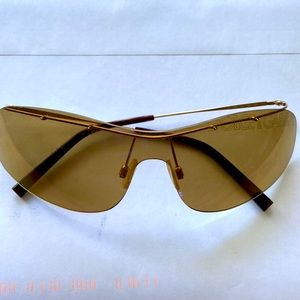 Dolce & Gabbana Brown Shield Sunglasses Eyeglasses DG4435 E54 133 125 Italy